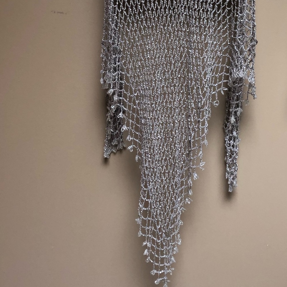 Hand beaded Shawl - Stunning!